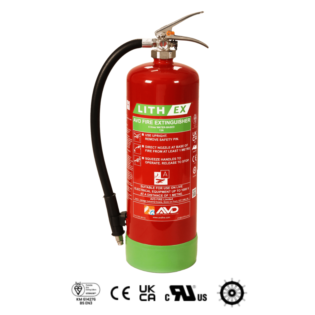 6 Litre Lithex Fire Extinguisher
